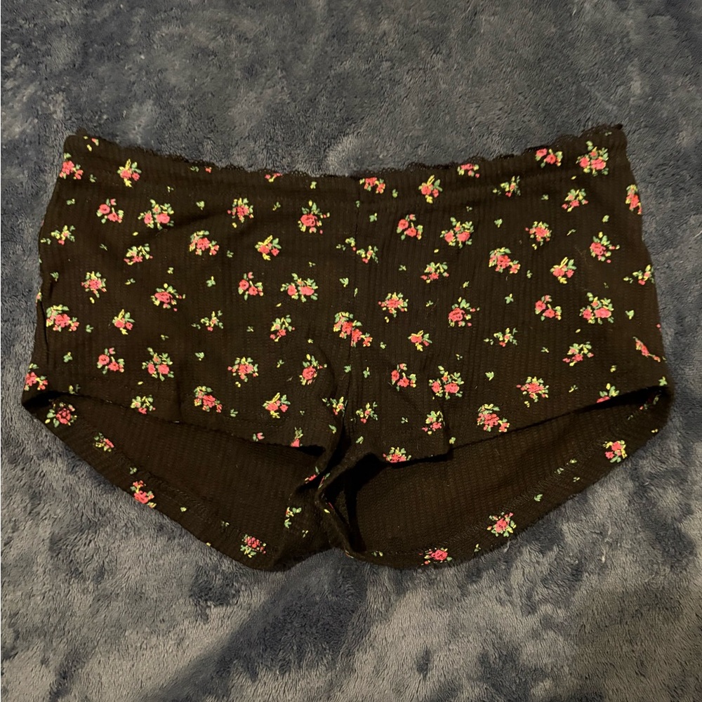 Edikted Black Floral Women's Panties